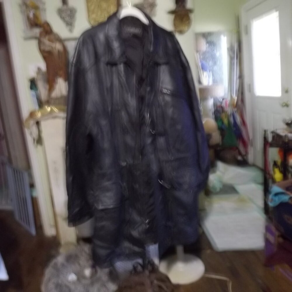Casa Blanca Leather Coat